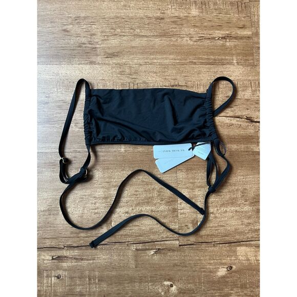 NWT We Wore What Black Leigh Bikini top size XS - Picture 3 of 5